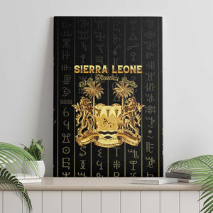 Sierra Leone Canvas Wall Art Vai Syllabary Pattern - African Pride