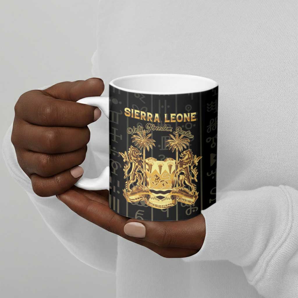 Personalized Sierra Leone Vai Syllabary Vertical Pattern Ceramic Mug