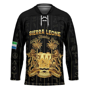 Personalized Sierra Leone Vai Syllabary Vertical Pattern Hockey Jersey