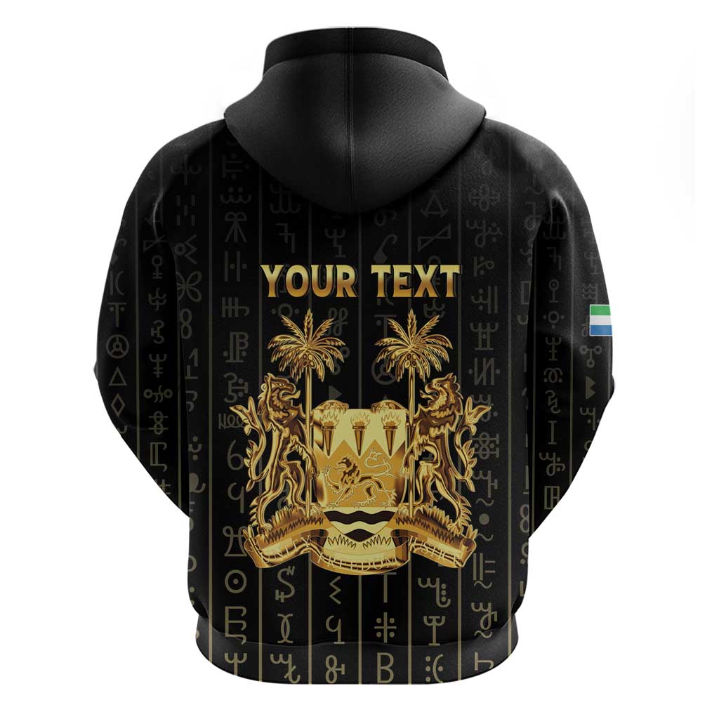 Personalized Sierra Leone Hoodie Vai Syllabary Pattern - African Pride