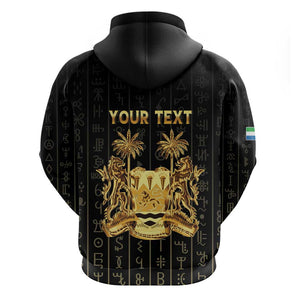 Personalized Sierra Leone Hoodie Vai Syllabary Pattern - African Pride
