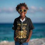 Personalized Sierra Leone Kid Hawaiian Shirt Vai Syllabary Pattern - African Pride