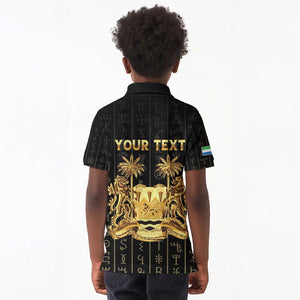 Personalized Sierra Leone Kid Polo Shirt Vai Syllabary Pattern - African Pride