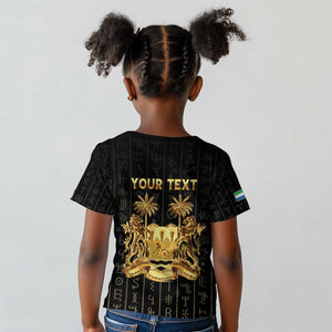 Personalized Sierra Leone Kid T shirt Vai Syllabary Pattern - African Pride