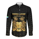 Personalized Sierra Leone Long Sleeve Button Shirt Vai Syllabary Pattern - African Pride