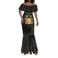 Personalized Sierra Leone Mermaid Dress Vai Syllabary Pattern - African Pride