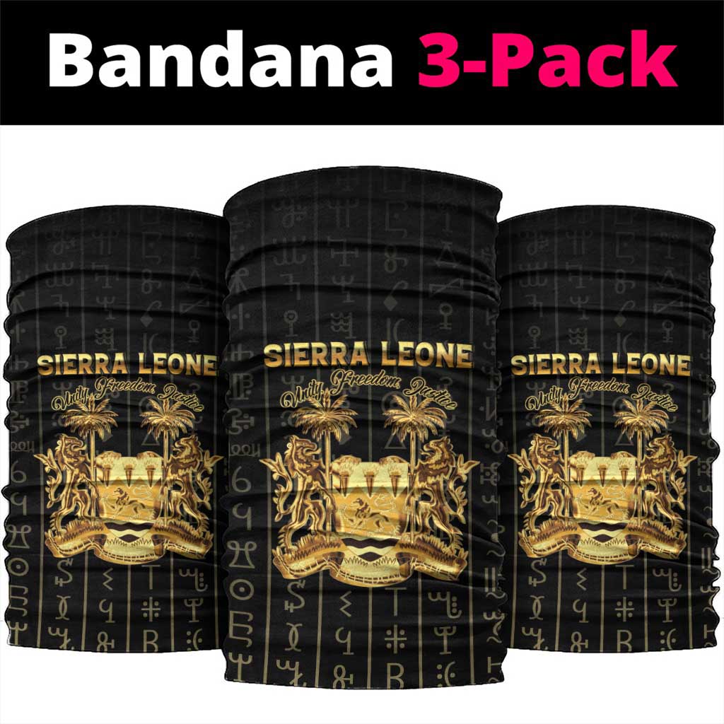 Sierra Leone Neck Gaiter Vai Syllabary Pattern - African Pride