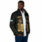 Personalized Sierra Leone Vai Syllabary Vertical Pattern Padded Jacket