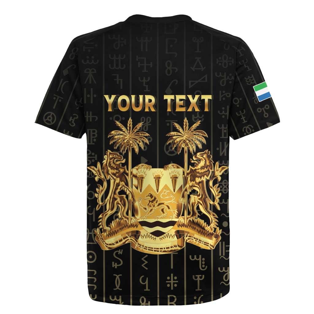 Personalized Sierra Leone Rugby Jersey Vai Syllabary Pattern - African Pride