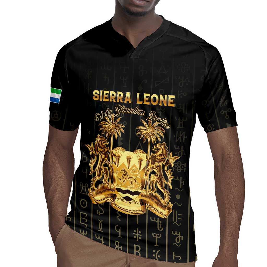 Personalized Sierra Leone Rugby Jersey Vai Syllabary Pattern - African Pride