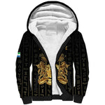 Personalized Sierra Leone Sherpa Hoodie Vai Syllabary Pattern - African Pride