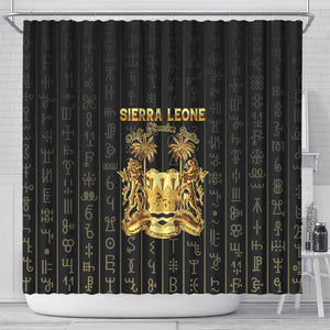 Sierra Leone Shower Curtain Vai Syllabary Pattern - African Pride