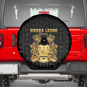 Sierra Leone Spare Tire Cover Vai Syllabary Pattern - African Pride