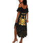 Personalized Sierra Leone Summer Maxi Dress Vai Syllabary Pattern - African Pride