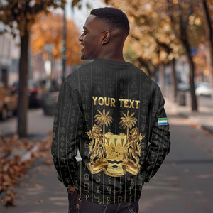 Personalized Sierra Leone Sweatshirt Vai Syllabary Pattern - African Pride