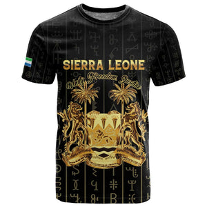 Personalized Sierra Leone T shirt Vai Syllabary Pattern - African Pride