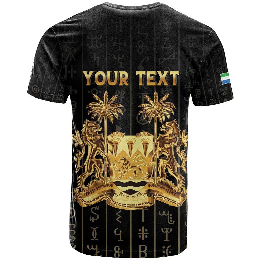 Personalized Sierra Leone T shirt Vai Syllabary Pattern - African Pride