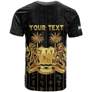 Personalized Sierra Leone T shirt Vai Syllabary Pattern - African Pride