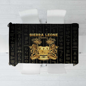 Sierra Leone Tablecloth Vai Syllabary Pattern - African Pride