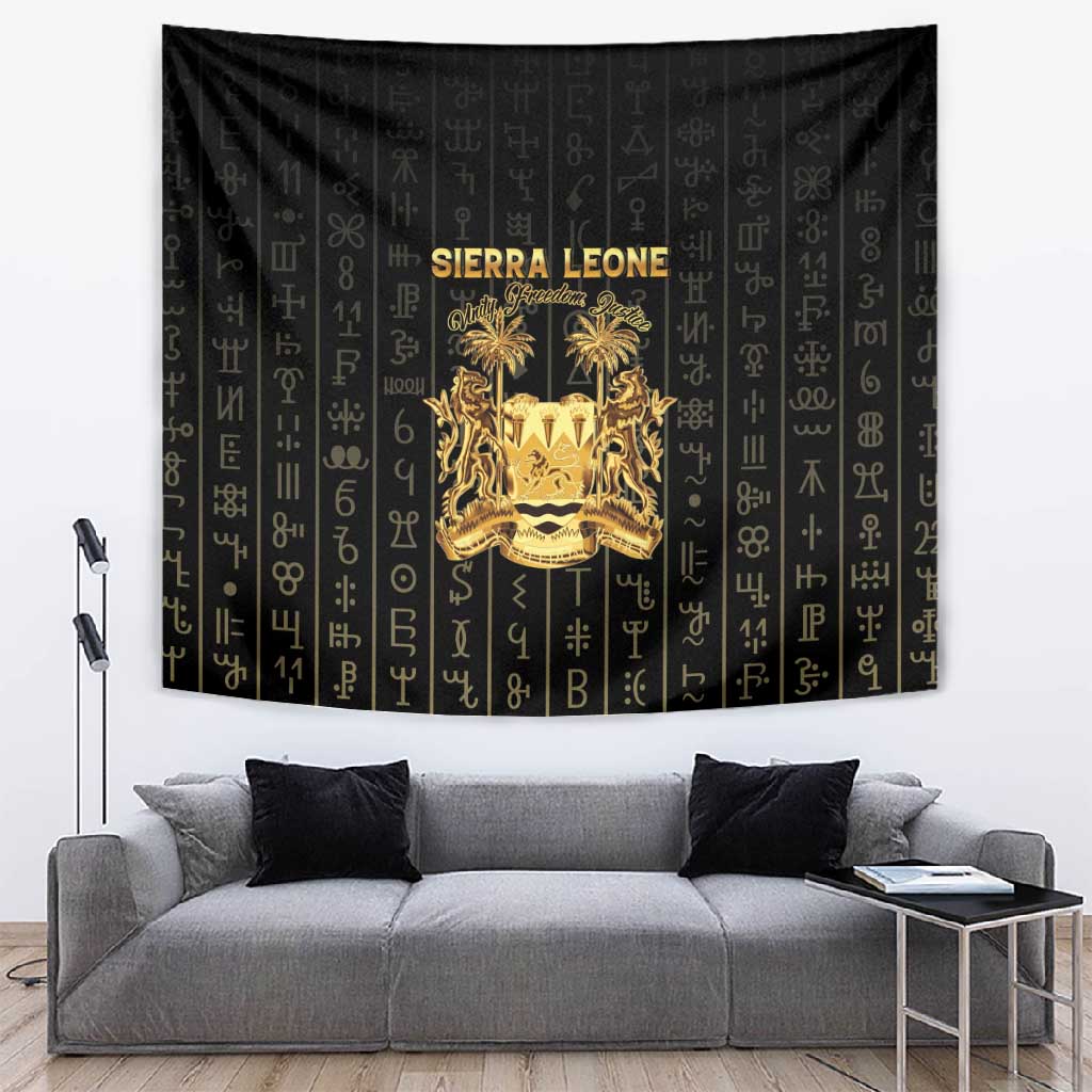 Sierra Leone Tapestry Vai Syllabary Pattern - African Pride