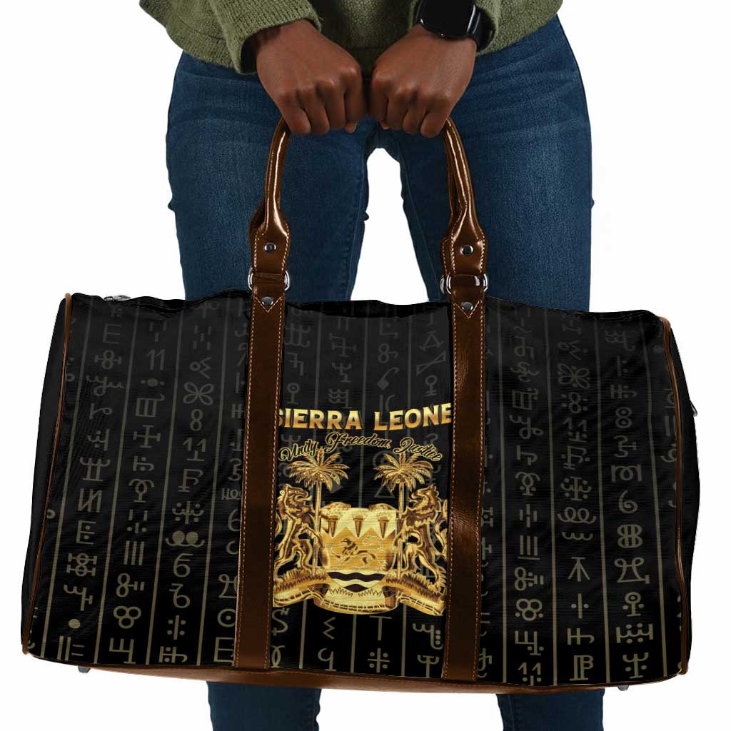Sierra Leone Vai Syllabary Vertical Pattern Travel Bag