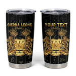 Personalized Sierra Leone Tumbler Cup Vai Syllabary Pattern - African Pride