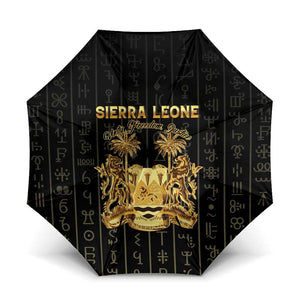Sierra Leone Vai Syllabary Vertical Pattern Umbrella