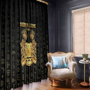 Sierra Leone Window Curtain Vai Syllabary Pattern - African Pride