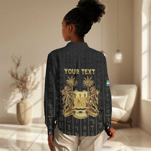 Personalized Sierra Leone Women Casual Shirt Vai Syllabary Pattern - African Pride