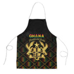 Ghana Kente Pattern Apron The Heart of Gold of Africa