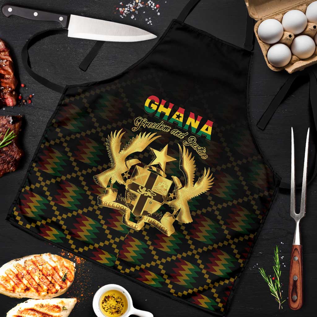 Ghana Kente Pattern Apron The Heart of Gold of Africa