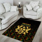 Ghana Gold Emblem Area Rug The Heart of Gold of Africa - African Pride