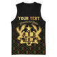 Personalized Ghana Gold Emblem Basketball Jersey The Heart of Gold of Africa - African Pride