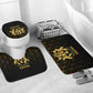 Ghana Kente Pattern Bathroom Set The Heart of Gold of Africa