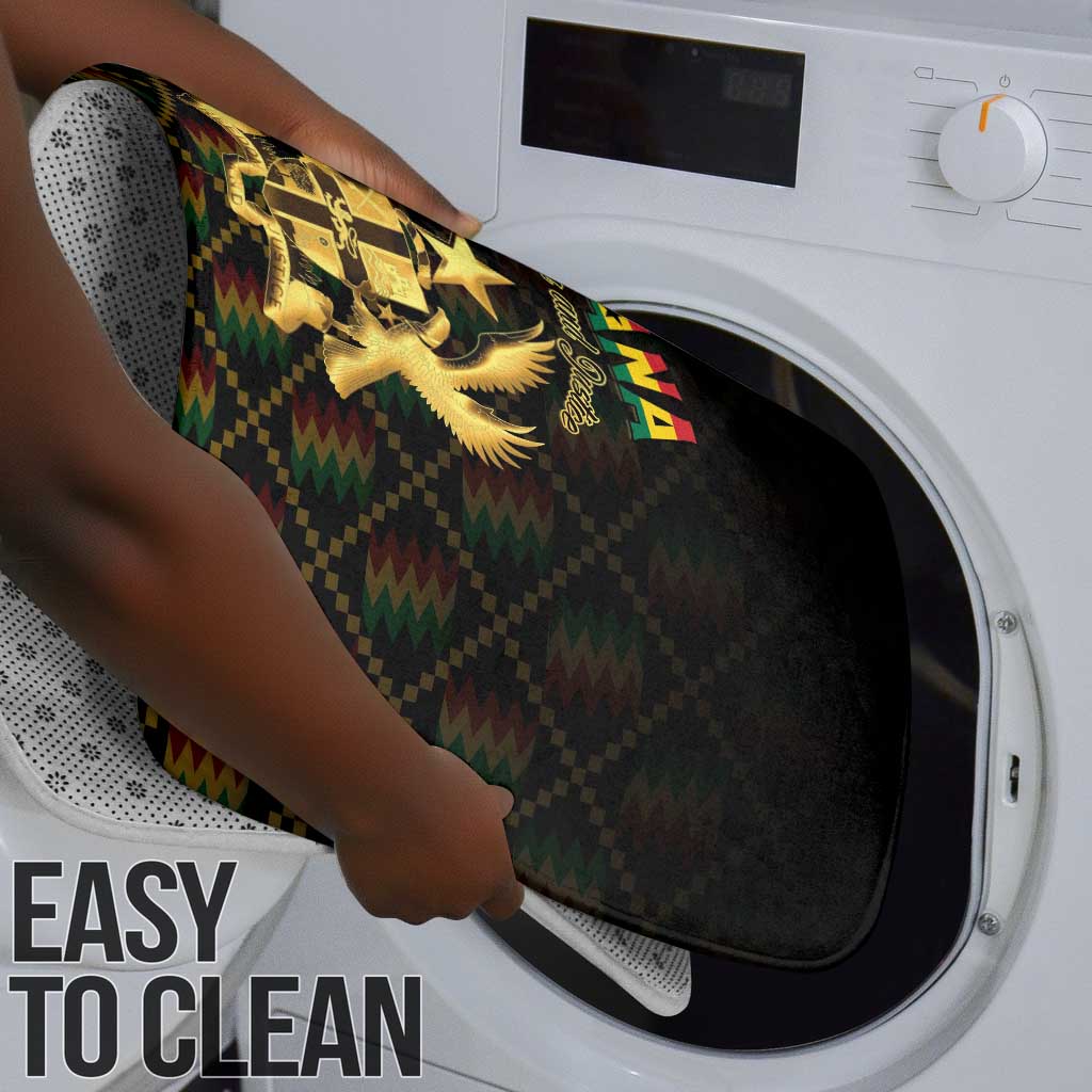 Ghana Kente Pattern Bathroom Set The Heart of Gold of Africa
