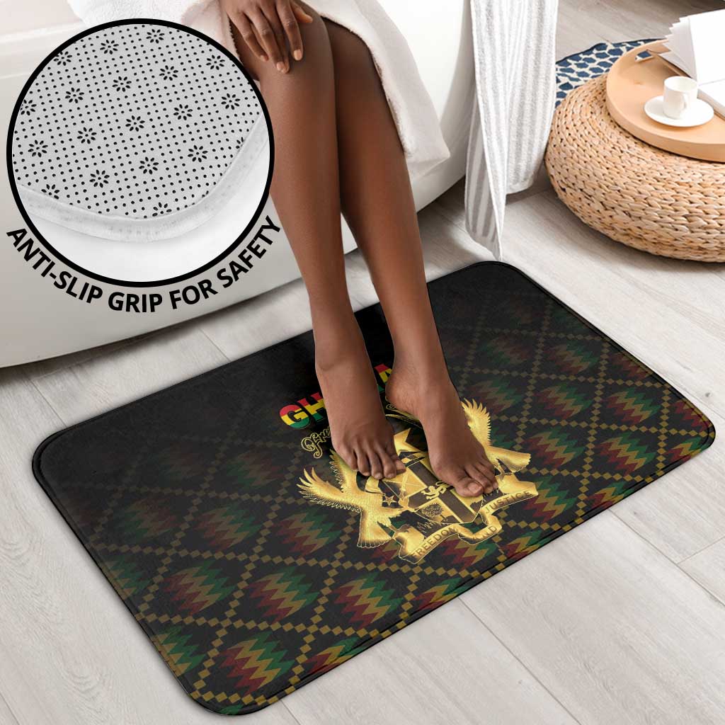 Ghana Kente Pattern Bathroom Set The Heart of Gold of Africa