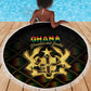 Ghana Gold Emblem Beach Blanket The Heart of Gold of Africa - African Pride