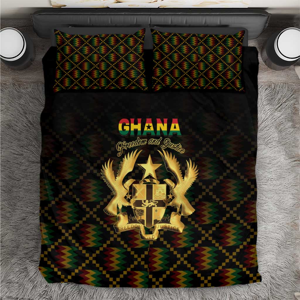 Ghana Gold Emblem Bedding Set The Heart of Gold of Africa - African Pride