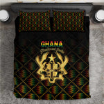 Ghana Gold Emblem Bedding Set The Heart of Gold of Africa - African Pride