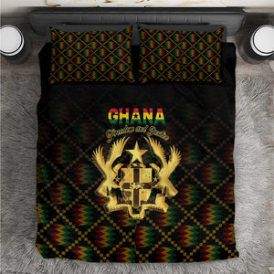 Ghana Gold Emblem Bedding Set The Heart of Gold of Africa - African Pride