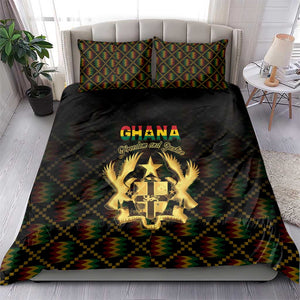 Ghana Gold Emblem Bedding Set The Heart of Gold of Africa - African Pride