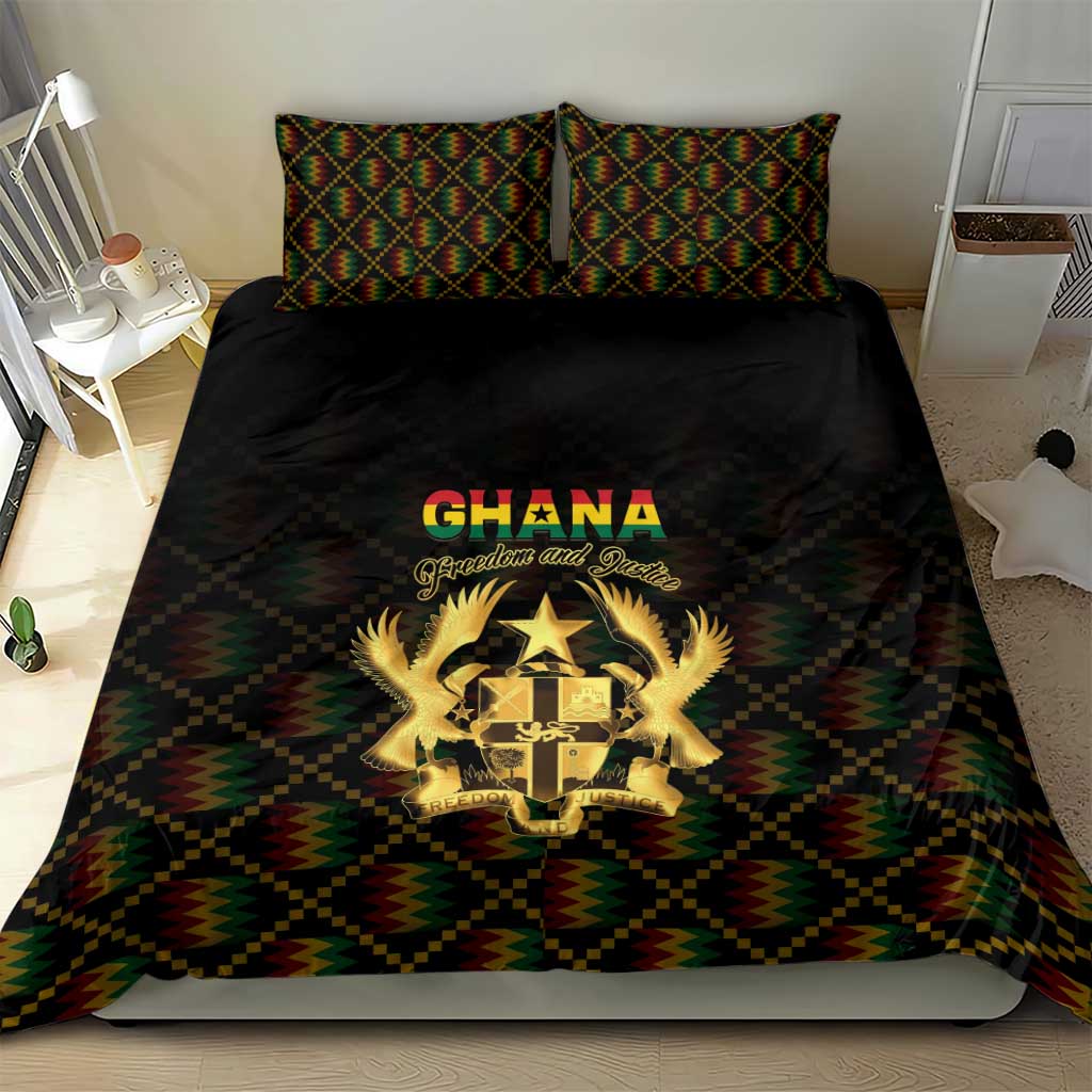 Ghana Gold Emblem Bedding Set The Heart of Gold of Africa - African Pride