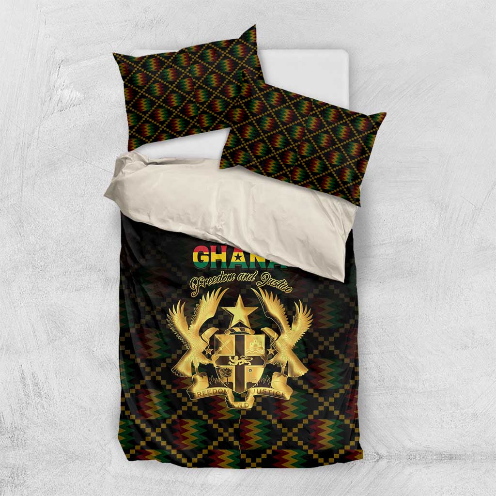 Ghana Gold Emblem Bedding Set The Heart of Gold of Africa - African Pride