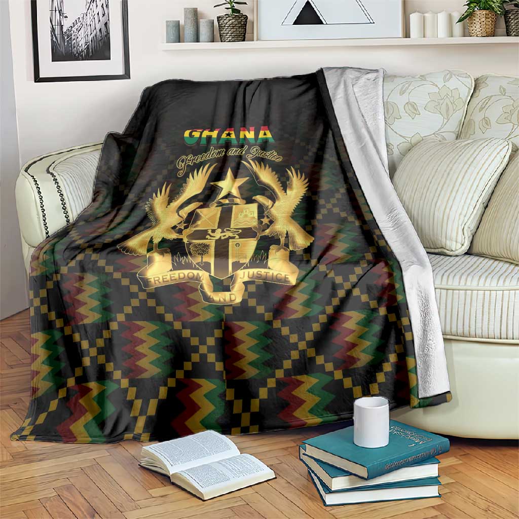 Ghana Gold Emblem Blanket The Heart of Gold of Africa - African Pride