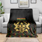 Ghana Gold Emblem Blanket The Heart of Gold of Africa - African Pride