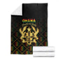 Ghana Gold Emblem Blanket The Heart of Gold of Africa - African Pride
