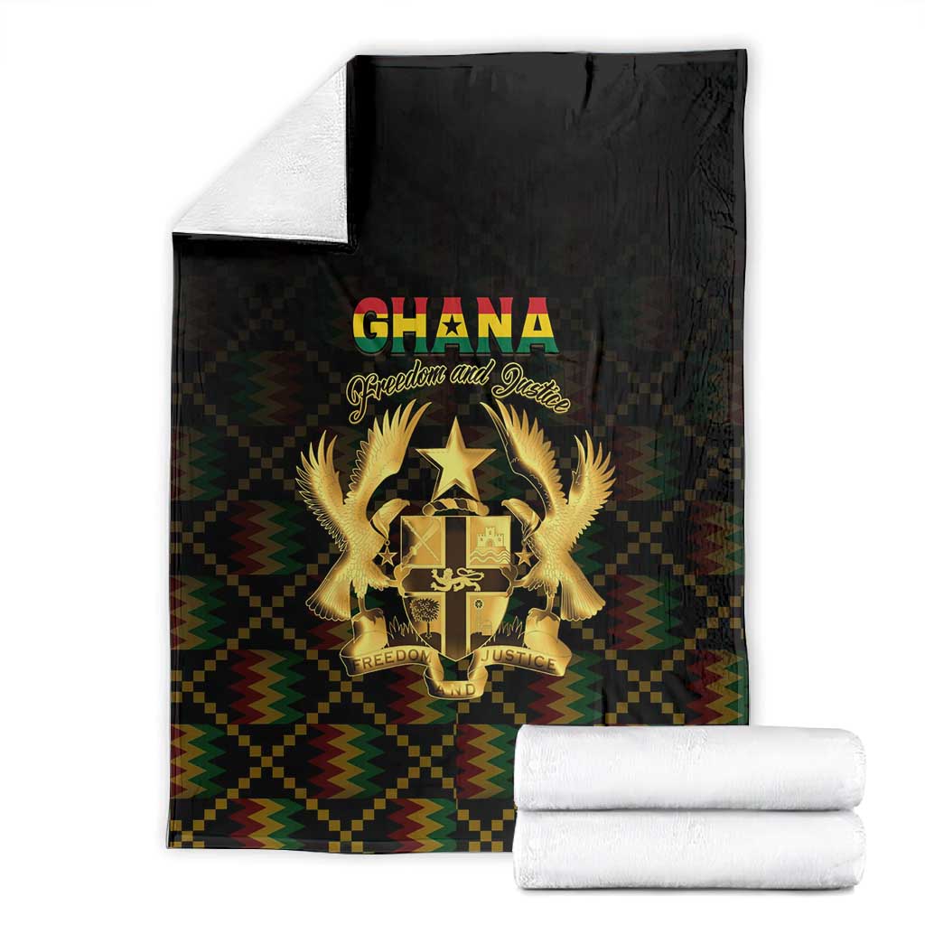 Ghana Gold Emblem Blanket The Heart of Gold of Africa - African Pride
