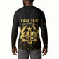 Personalized Ghana Kente Pattern Button Sweatshirt The Heart of Gold of Africa