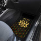 Personalized Ghana Gold Emblem Car Mats The Heart of Gold of Africa - African Pride