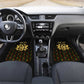 Personalized Ghana Gold Emblem Car Mats The Heart of Gold of Africa - African Pride